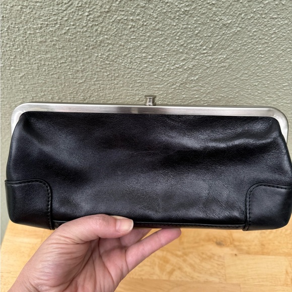 Black Leather Clutch - Picture 2 of 6